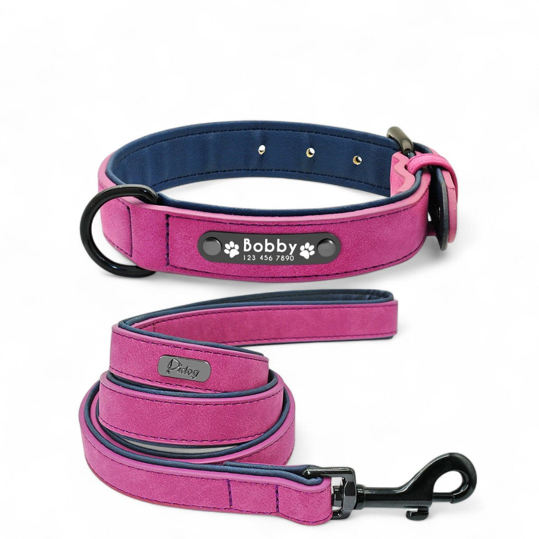 Collar para Perros Personalizados | Set Correa + Collar