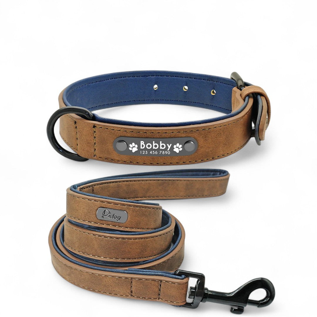 Collar para Perros Personalizados | Set Correa + Collar
