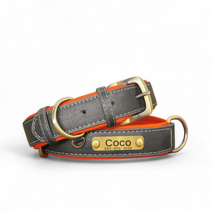 Collar de Perro Personalizado | Collar de Cuero para Perro 
