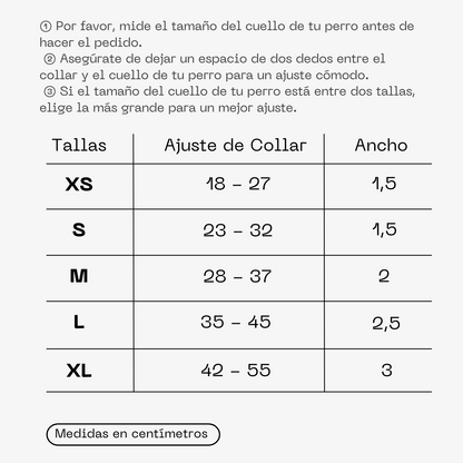 Collar de Perro Personalizado | Collar de Cuero para Perro 