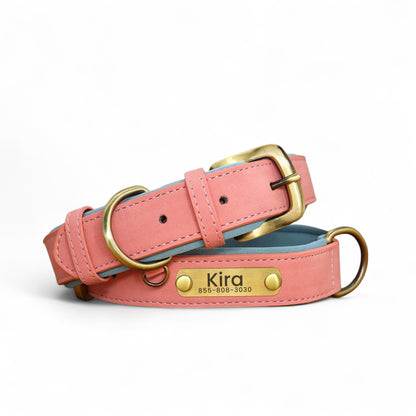 Collar de Perro Personalizado | Collar de Cuero para Perro 